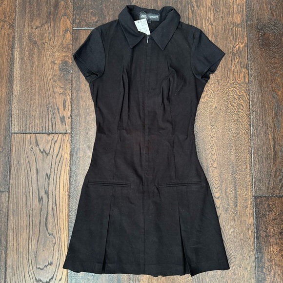 ZARA Black Skater Dress - Picture 1 of 5